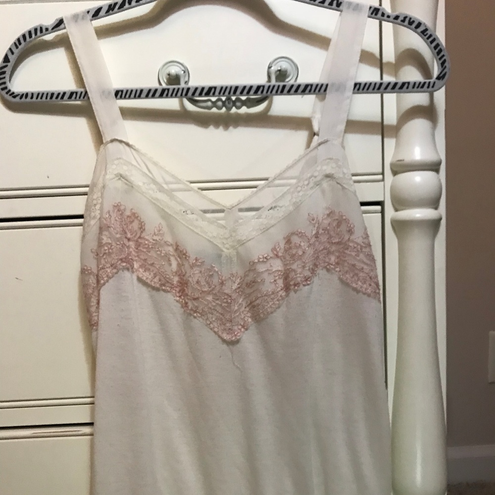 Cream Tank Top